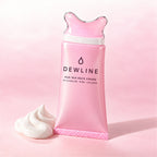 Dewline Gua Sha Neck Cream, the gua sha head is the cap