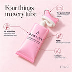 Four things in every tube: 5% Volufiline, PDRN, collagen, the gua sha head